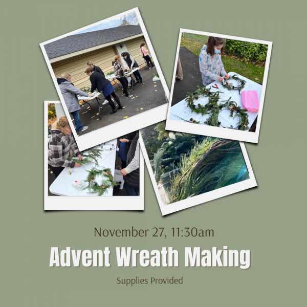 Advent Wreath Making